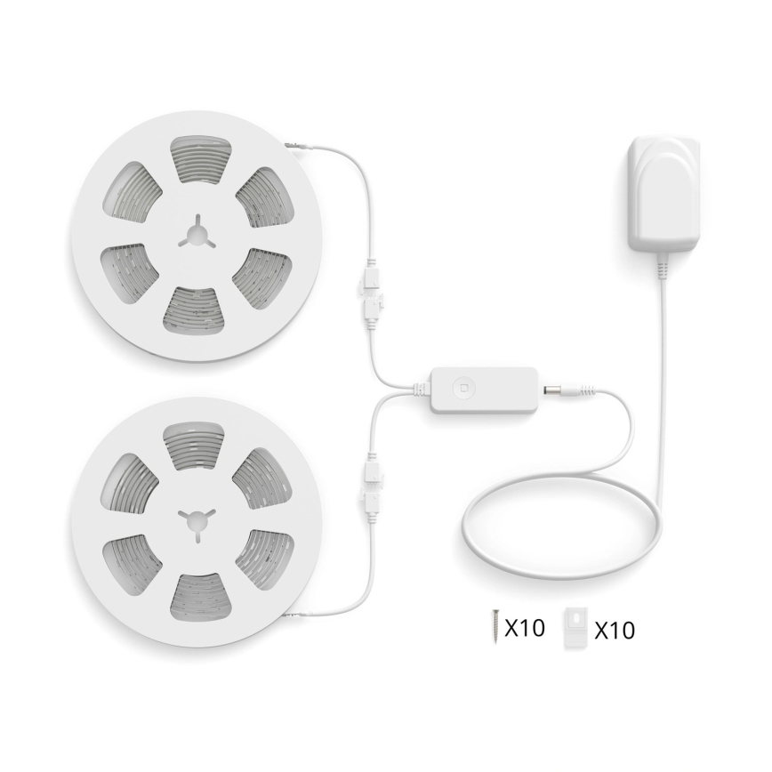Philips - LED RGBIC Stmievateľný pás SMART STRIP 2x5m LED/21W/230V 2700-6500K Wi-Fi