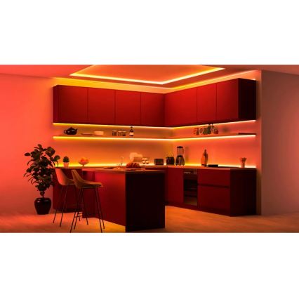 Philips - LED RGBIC Stlmiteľný pás SMART STRIP 4m LED/12W/230V 2700-6500K Wi-Fi