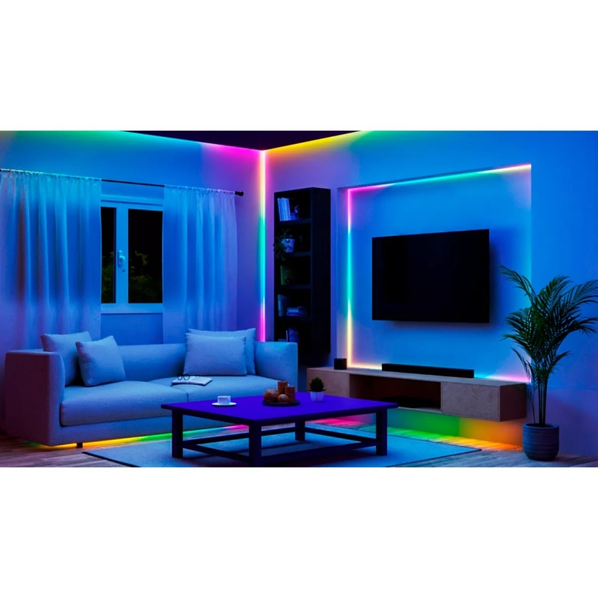 Philips - LED RGBIC Stlmiteľný pás SMART STRIP 4m LED/12W/230V 2700-6500K Wi-Fi