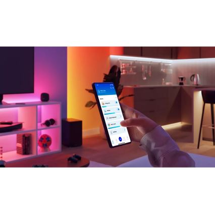 Philips - LED RGBIC Stlmiteľný pás SMART STRIP 4m LED/12W/230V 2700-6500K Wi-Fi
