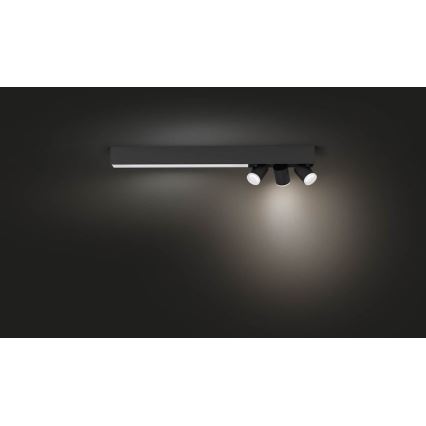 Philips - LED RGBW Stmievateľné bodové svietidlo LED/25W/230V + 3xGU10/5,7W