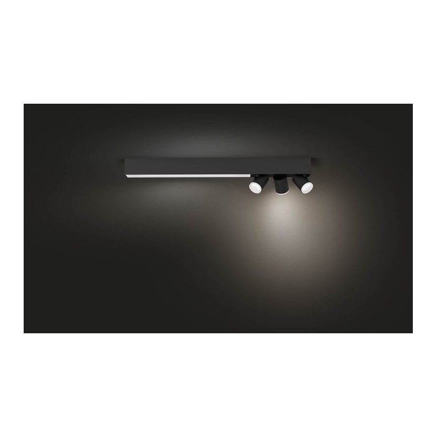 Philips - LED RGBW Stmievateľné bodové svietidlo LED/25W/230V + 3xGU10/5,7W