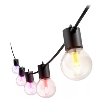 Philips - LED RGBW predlžovacia stmievateľná vonkajšia svetelná reťaz Hue FESTAVIA 30× LED 21 m IP65