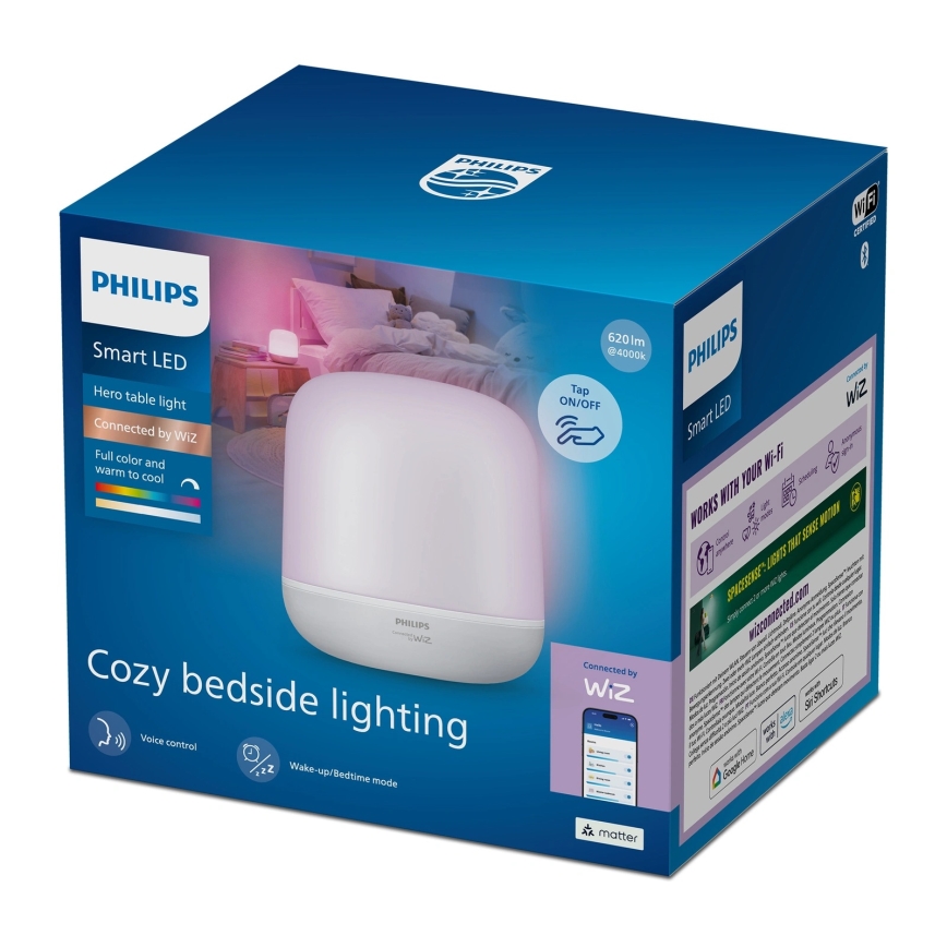 Philips - LED RGBW Stmievateľná dotyková stolná lampa SMART LED/9W/230V 2200-6500K Wi-Fi