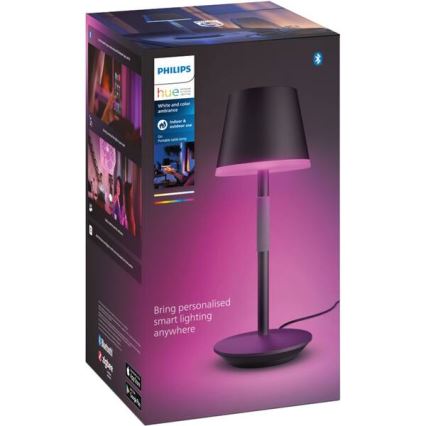 Philips - LED RGBW Stmievateľná vonkajšia dotyková lampa Hue GO LED/6,2W/230V 2000-6500K IP54