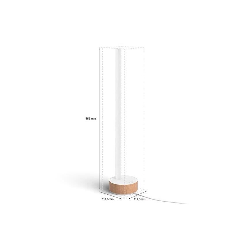 Philips - LED RGBW Stmievateľná stolná lampa Hue SIGNE LED/11,8W/230V 2000-6500K
