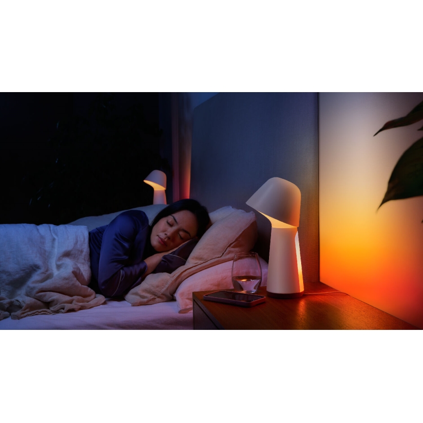 Philips - LED RGBW Stmievateľná stolná lampa Hue TWILIGHT LED/13,4W/230V 2000-6500K