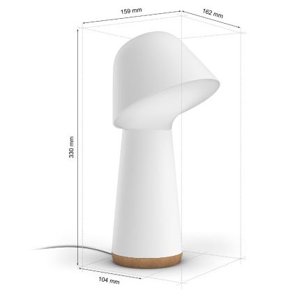 Philips - LED RGBW Stmievateľná stolná lampa Hue TWILIGHT LED/13,4W/230V 2000-6500K
