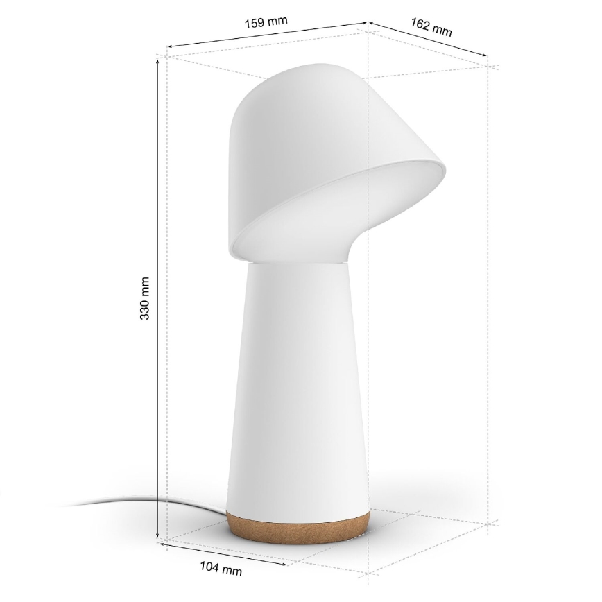 Philips - LED RGBW Stmievateľná stolná lampa Hue TWILIGHT LED/13,4W/230V 2000-6500K