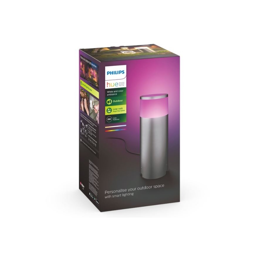 Philips - LED RGBW Stmievateľná vonkajšia lampa Hue CALLA LED/8W/230V IP44