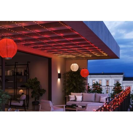 Philips - stmievateľný vonkajší LED reťaz RGBW HUE WHITE AND COLOR AMBIANCE 500xLED 44,4 m 2000-6500K IP54