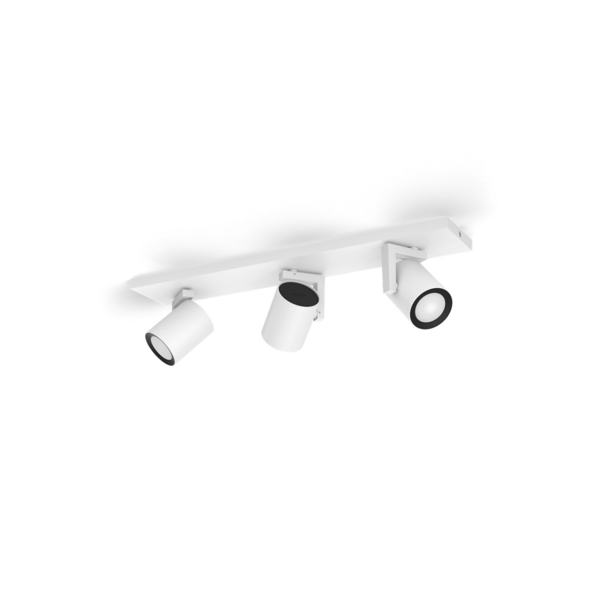 Philips - LED RGBW Stmievateľné bodové svietidlo Hue ARGENTA 3xGU10/4,2W/230V 2000-6500K