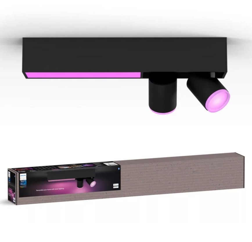 Philips - LED RGBW Stmievateľné bodové svietidlo Hue CENTRIS 2xGU10/4,2W/230V + LED/11W 2000-6500K