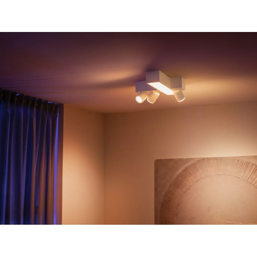 Philips - LED RGBW Stmievateľné bodové svietidlo Hue CENTRIS 3xGU10/4,2W/230V + LED/11W 2000-6500K