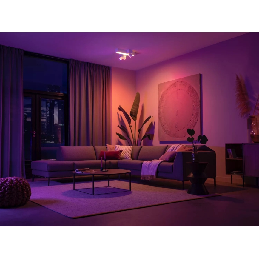 Philips - LED RGBW Stmievateľné bodové svietidlo Hue CENTRIS 3xGU10/4,2W/230V + LED/11W 2000-6500K