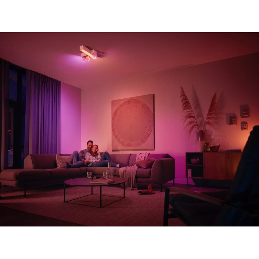 Philips - LED RGBW Stmievateľné bodové svietidlo Hue CENTRIS 3xGU10/4,2W/230V + LED/11W 2000-6500K
