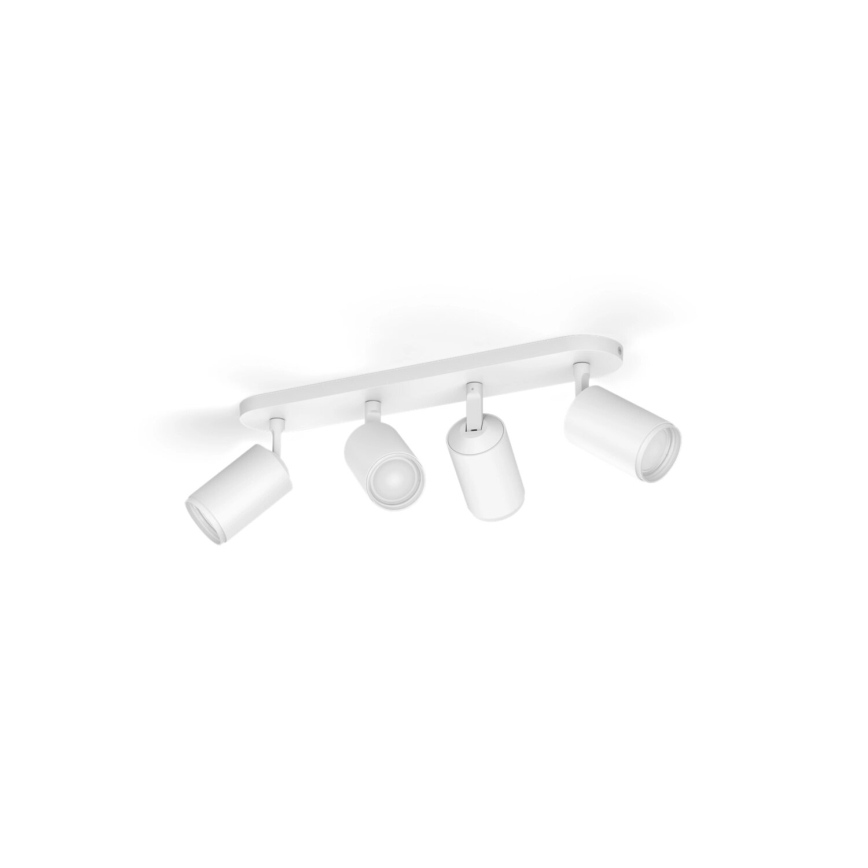 Philips - LED RGBW Stmievateľné bodové svietidlo Hue FUGATO 4xGU10/4,2W/230V 2000-6500K biela