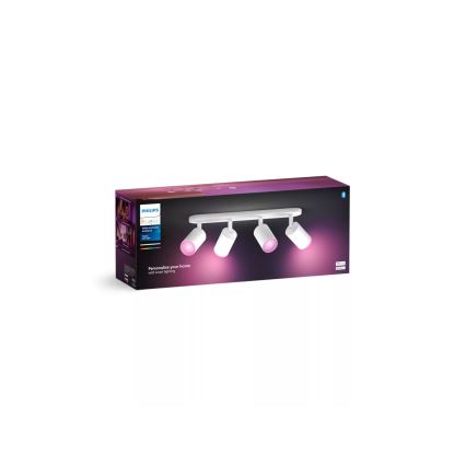 Philips - LED RGBW Stmievateľné bodové svietidlo Hue FUGATO 4xGU10/4,2W/230V 2000-6500K biela