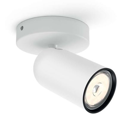 Philips - LED RGBW Stmievateľné bodové svietidlo PONGEE 1xGU10/4,8W/230V 3000K biela + diaľkové ovládanie