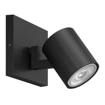 Philips - LED RGBW stmievateľné bodové svietidlo RUNNER 1xGU10/6,5W/230V 2700-6500K čierne