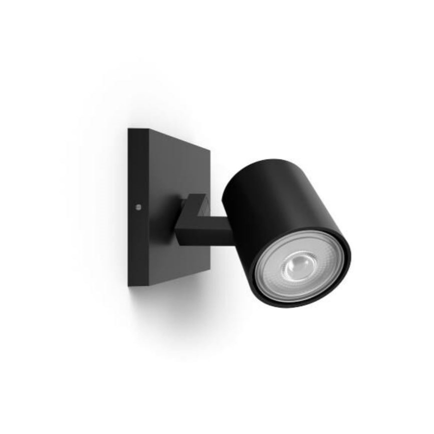 Philips - LED RGBW stmievateľné bodové svietidlo RUNNER 1xGU10/6,5W/230V 2700-6500K čierne