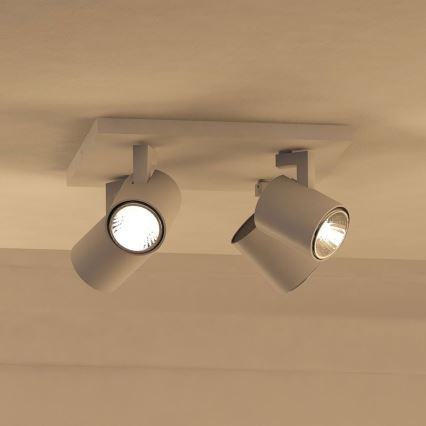 Philips - LED RGBW Stmievateľné bodové svietidlo RUNNER 4xGU10/6,5W/230V 2700-6500K biela
