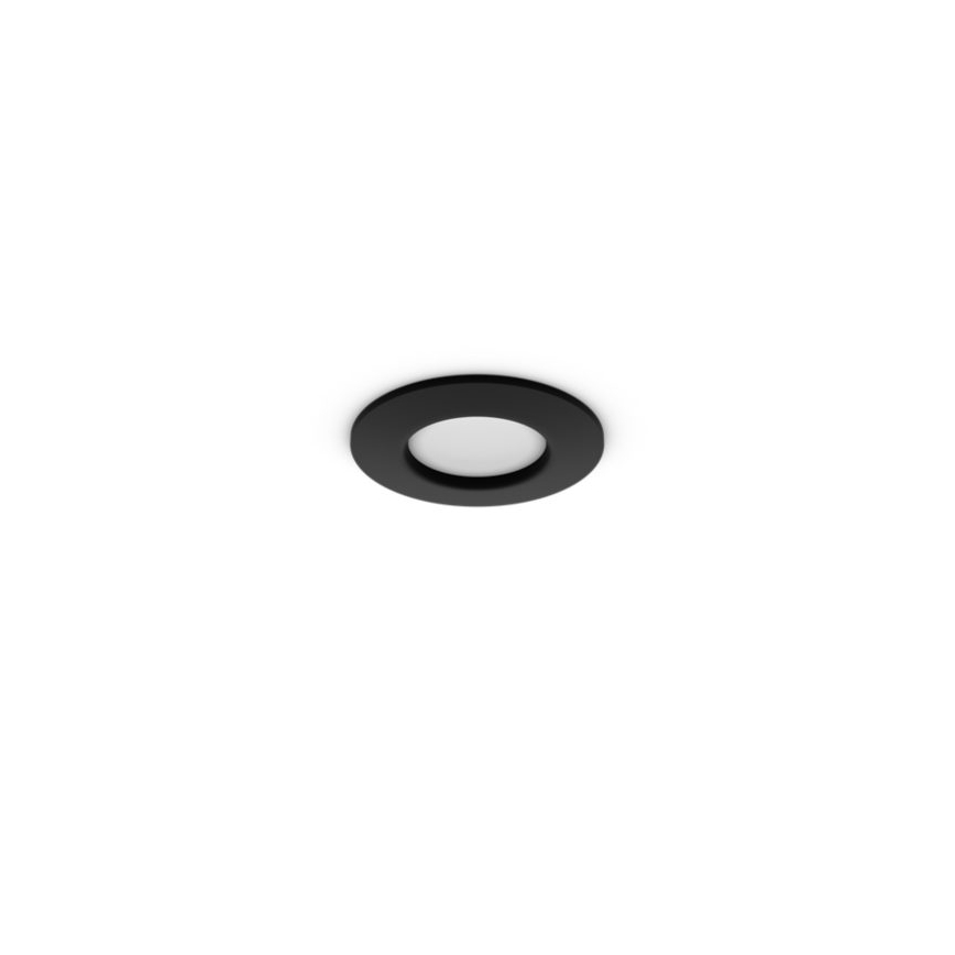 Philips - LED RGBW stmievateľné kúpeľňové zapustené svietidlo Hue SLIM LED/8,3W/230V 1000-20000K čierna P44