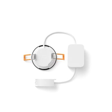 Philips - LED RGBW stmievateľné kúpeľňové zapustené svietidlo Hue SLIM LED/8,3W/230V 1000-20000K čierna P44