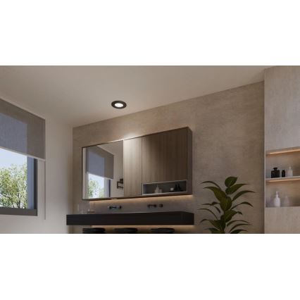 Philips - LED RGBW Stmievateľné kúpeľňové podhľadové svietidlo Hue SLIM LED/12W/230V IP44 2200-6500K