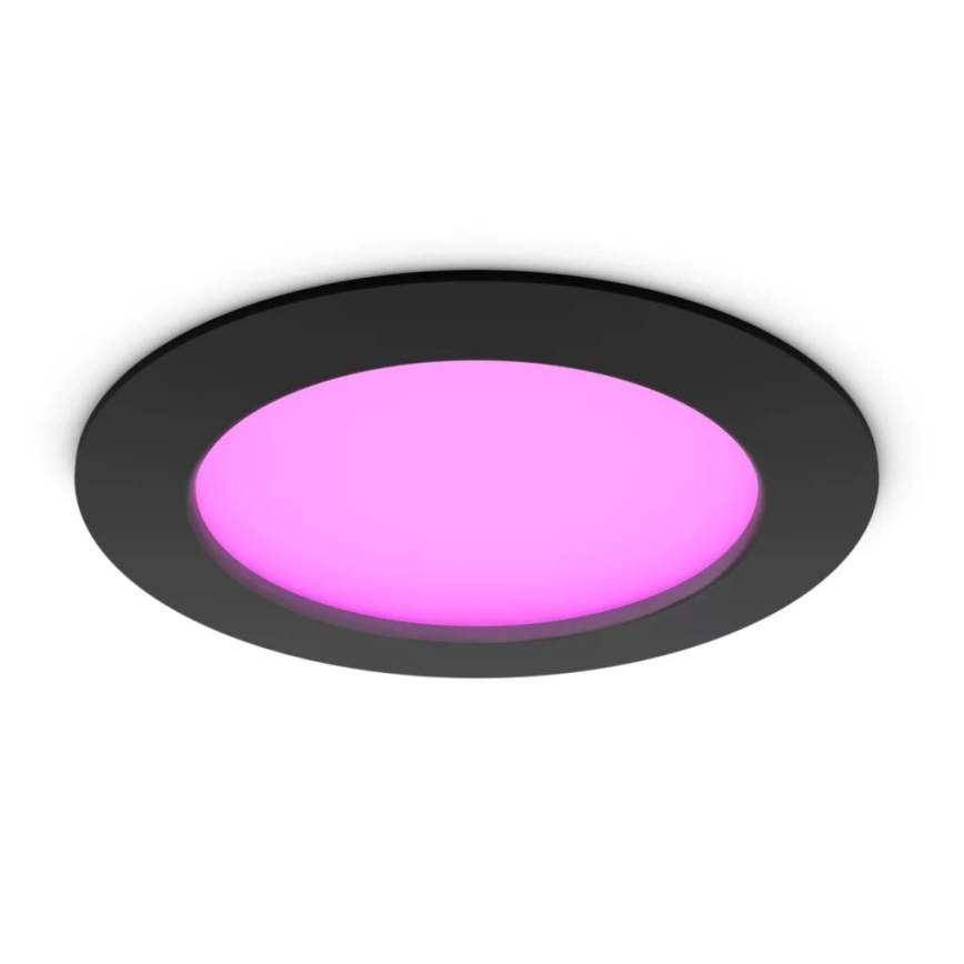Philips - LED RGBW Stmievateľné kúpeľňové podhľadové svietidlo Hue SLIM LED/12W/230V IP44 2200-6500K