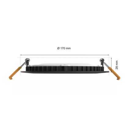 Philips - LED RGBW Stmievateľné kúpeľňové podhľadové svietidlo Hue SLIM LED/12W/230V IP44 2200-6500K