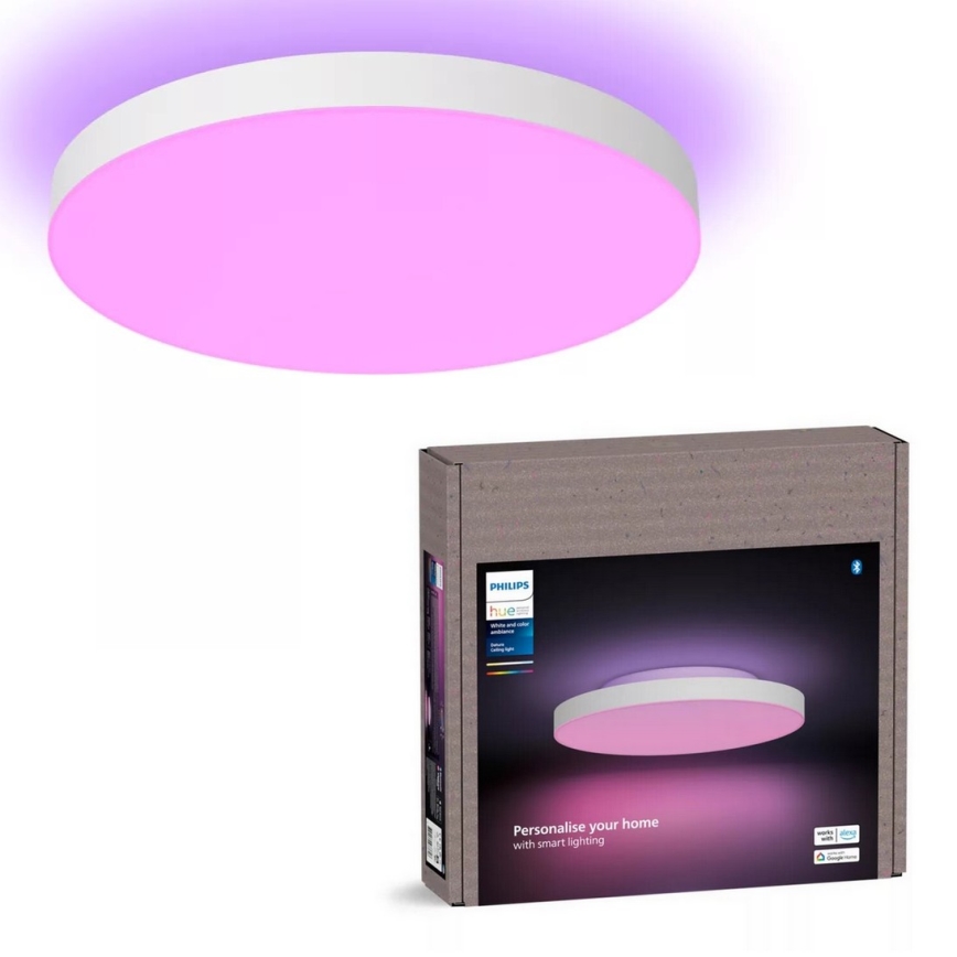 Philips - LED RGBW Stmievateľné stropné svietidlo Hue DATURA LED/48W/230V 2000-6500K