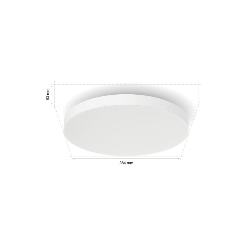 Philips - LED RGBW Stmievateľné stropné svietidlo Hue DATURA LED/48W/230V 2000-6500K