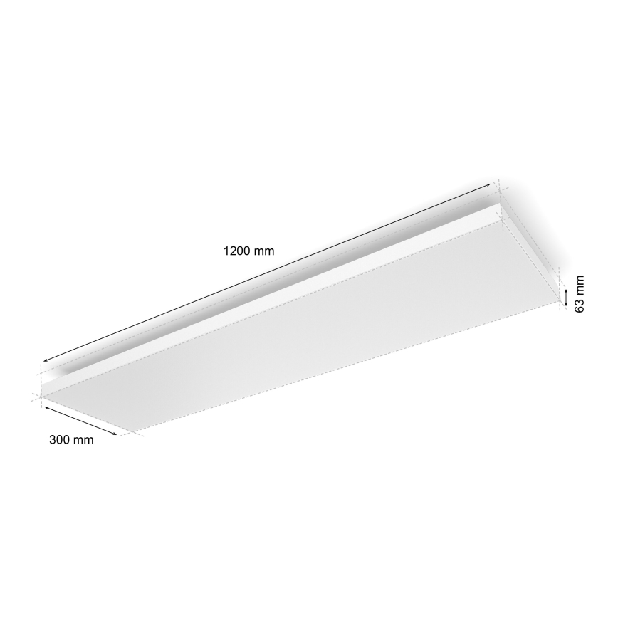 Philips - LED RGBW Stmievateľné stropné svietidlo Hue DATURA LED/67W/230V 2000-6500K