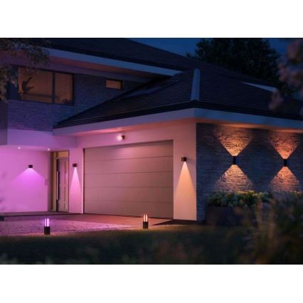 Philips - LED RGBW Stmievateľné vonkajšie nástenné svietidlo Hue RESONATE LED/8W/230V 2000–6500K IP44