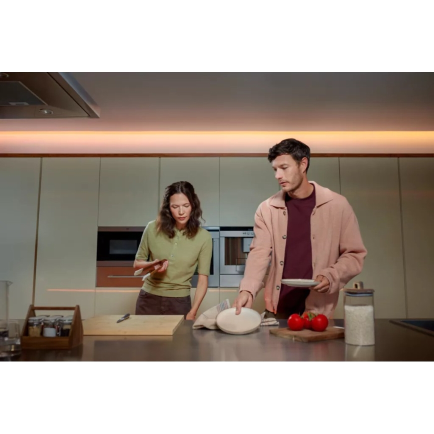 Philips - LED RGBW Stmievateľný pás Hue FLUX 10m LED/60W/230V 2200-6500K