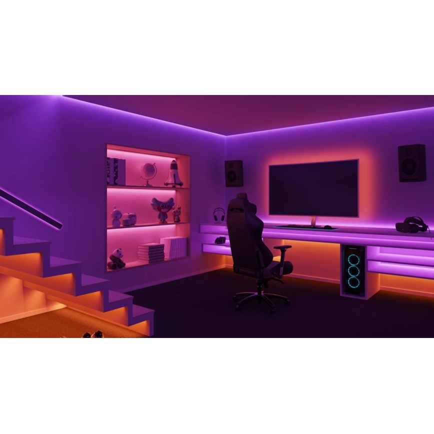 Philips - LED RGBW Stmievateľný pásik Hue WHITE AND COLOR AMBIANCE 5m LED/20W/230V 2000-6500K