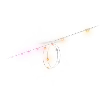 Philips - LED RGBW Predĺžovacia stmievateľná vonkajšia svetelná reťaz Hue FESTAVIA 16xLED 9m 1000-20000K IP65