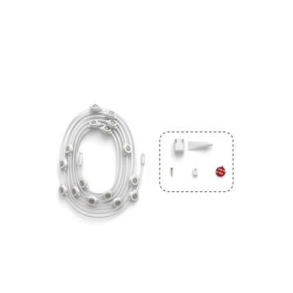 Philips - LED RGBW Predĺžovacia stmievateľná vonkajšia svetelná reťaz Hue FESTAVIA 16xLED 9m 1000-20000K IP65