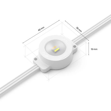 Philips - LED RGBW Predĺžovacia stmievateľná vonkajšia svetelná reťaz Hue FESTAVIA 16xLED 9m 1000-20000K IP65