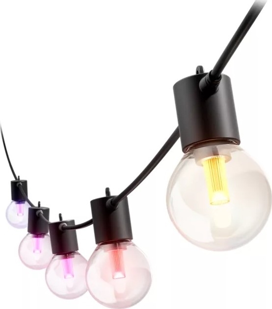 Philips - LED RGBW Stmievateľný vonkajší svetelný reťazec Hue FESTAVIA 10xLED 7m IP65