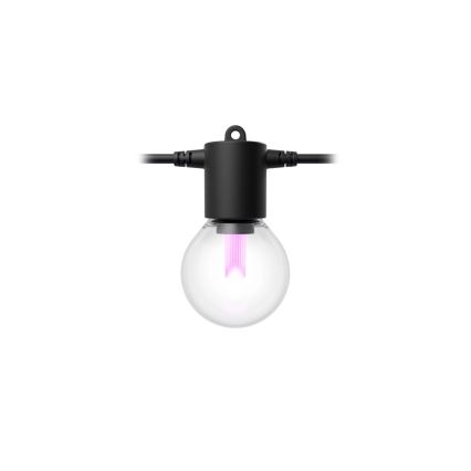 Philips - LED RGBW stmievateľný vonkajší svetelný reťazec Hue FESTAVIA 20xLED 14m IP65