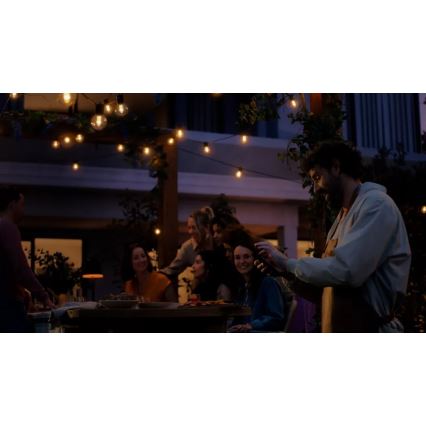 Philips - LED RGBW stmievateľný vonkajší svetelný reťazec Hue FESTAVIA 30×LED 21 m IP65