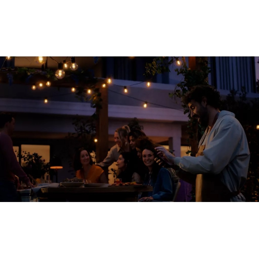 Philips - LED RGBW stmievateľný vonkajší svetelný reťazec Hue FESTAVIA 30×LED 21 m IP65