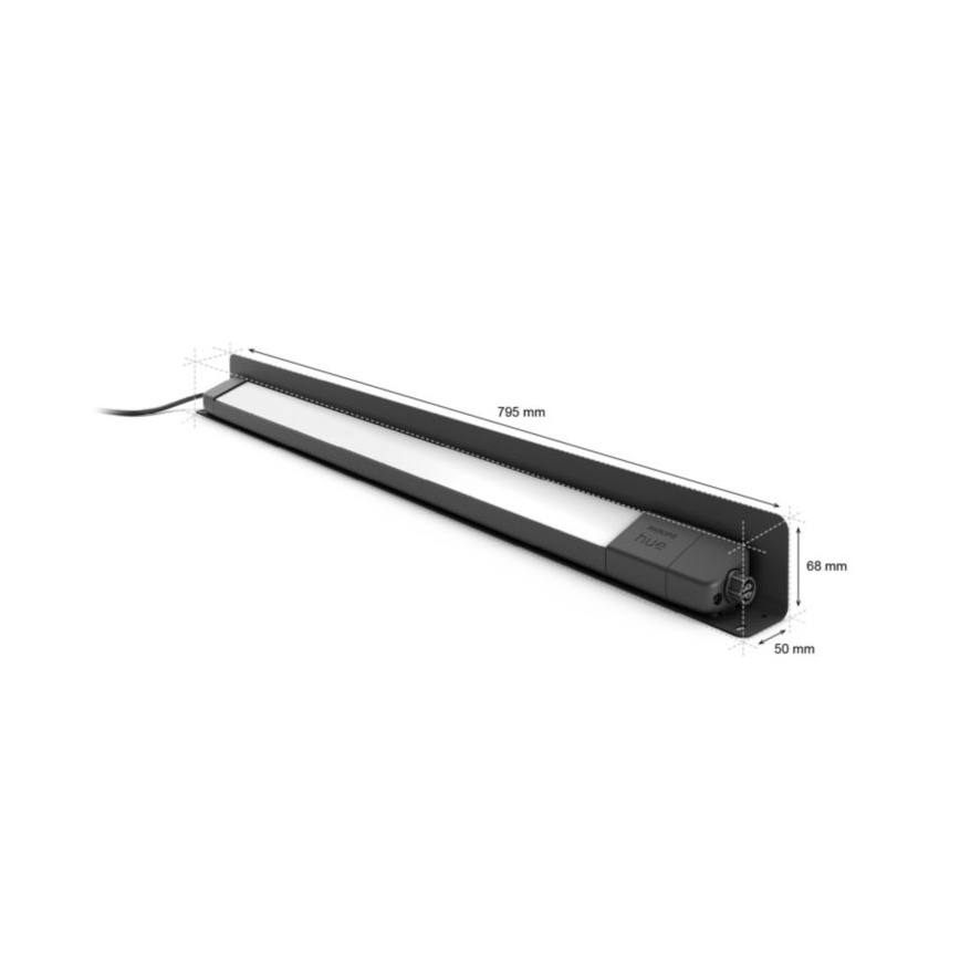 Philips - LED RGBW Stmievateľné vonkajšie svietidlo Hue White and Color Ambiance LED/20W/24V IP65