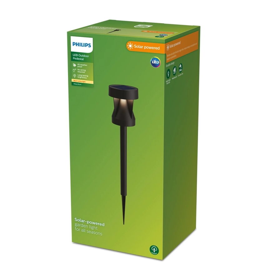 Philips - LED Solárna lampa AVERY LED/1,8W/3,7V 2600 mAh 2700K IP44