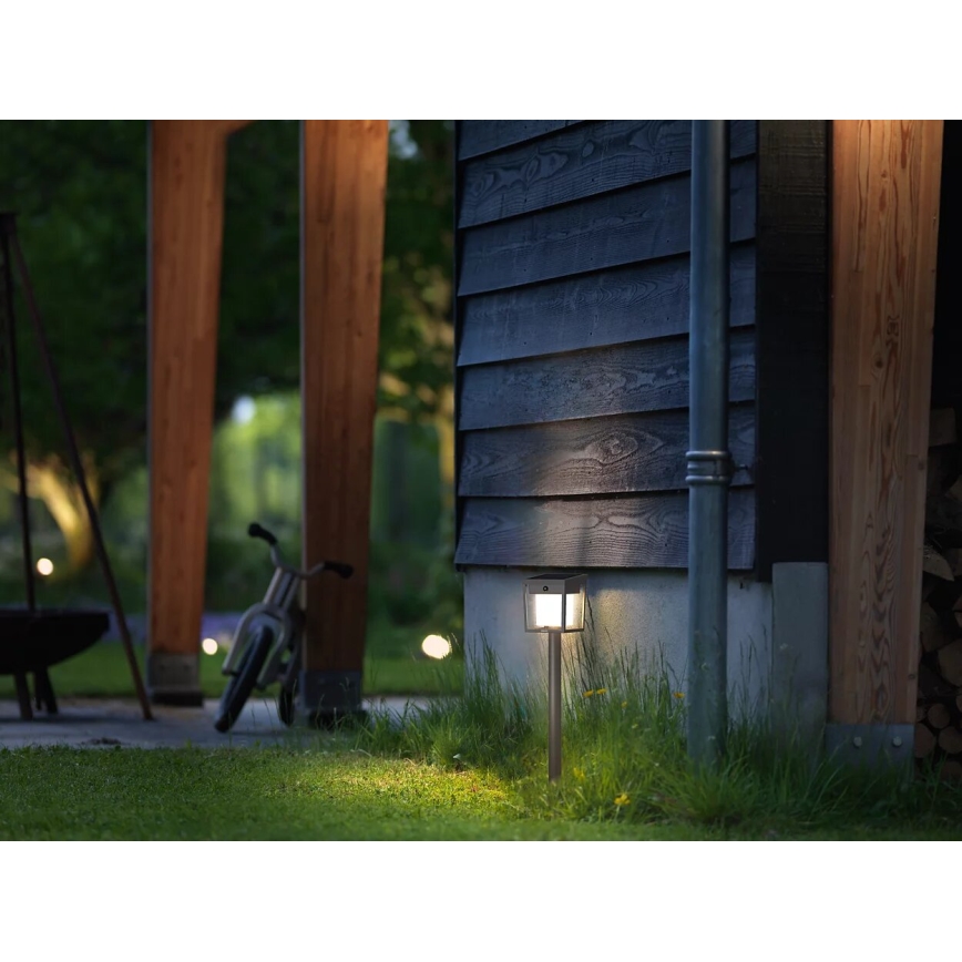 Philips - LED Solárna lampa so senzorom BLAISE LED/1,5W/3,7V 2600 mAh 3000K IP44