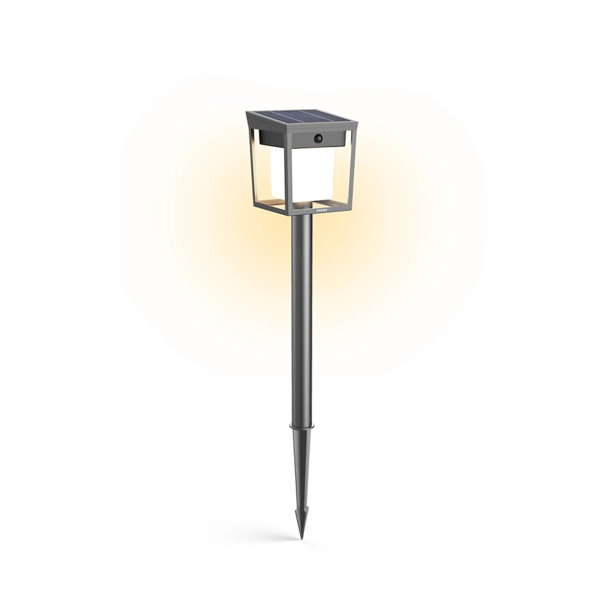 Philips - LED Solárna lampa so senzorom BLAISE LED/1,5W/3,7V 2600 mAh 3000K IP44