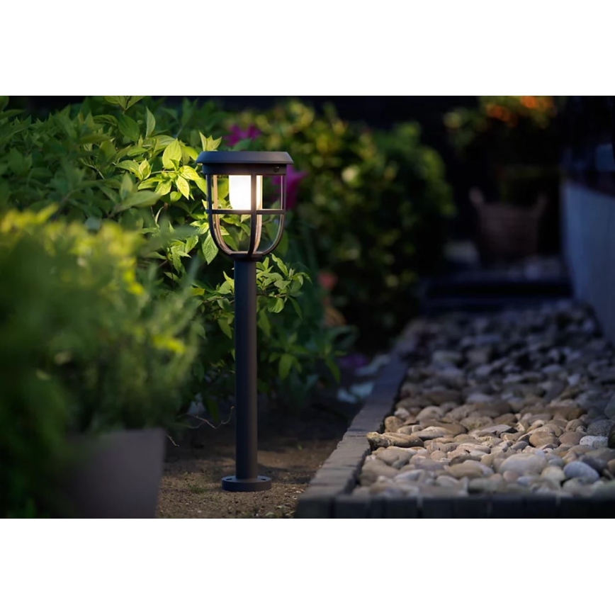 Philips - LED Solárna lampa so senzorom RADII LED/1,3W/3,7V 2000 mAh 3000K IP44