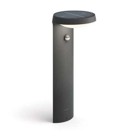 Philips - LED Solárna lampa so senzorom pohybu a súmraku LED/1,2W/4V 1800 mAh 3000K IP44